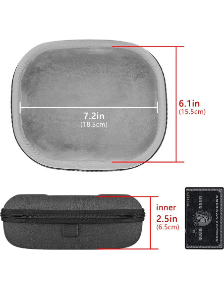 Funda Dura para Auriculares Geekria EJB38-28 Negra