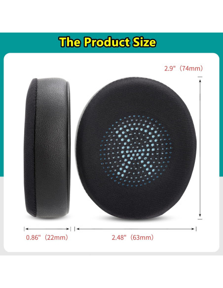 Almohadillas de Gel Refrigerante YDYBZB para Jabra Elite 45h y Evolve2