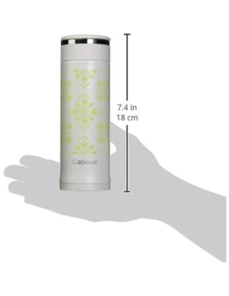 Taza Aislada al Vacío Zojirushi SM-ED30WP 295 ml Blanco Perla