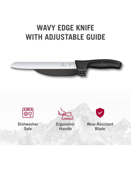 Cuchillo de Cocina Victorinox Swiss Classic Dux 21 cm Negro