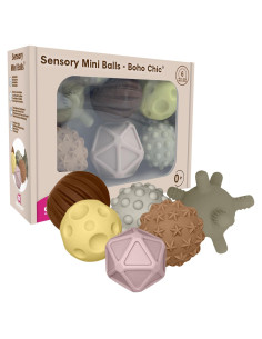 Bolas Sensoriales Mini Edushape - Paquete de 6 para Bebés