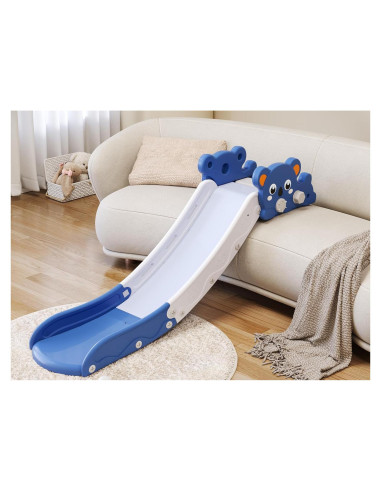 Tobogán para Niños Baotree 165 cm Azul, Seguro y Compacto