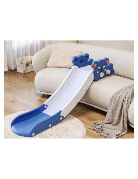 Tobogán para Niños Baotree 165 cm Azul, Seguro y Compacto