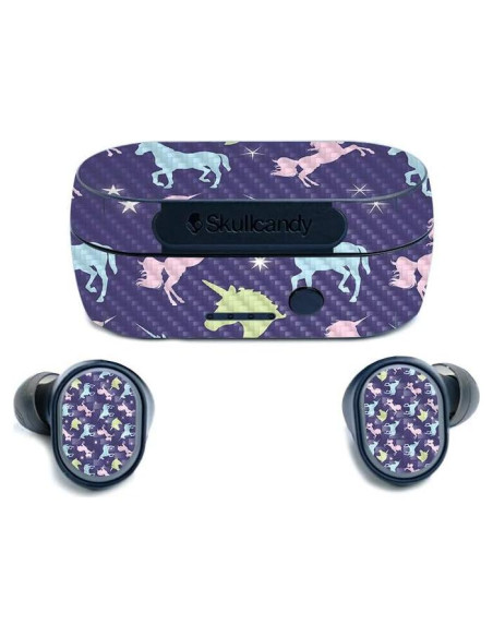 Piel de Fibra de Carbono MightySkins para Auriculares SkullCandy Sesh - Sueño de Unicornio