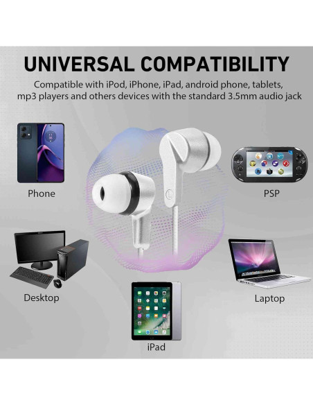 Auriculares UrbanX R2 Intrauditivos con Micrófono 3.5mm