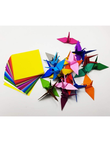 Papel de Origami Doble Cara Origamipolly 100 Hojas 7.62x7.62cm