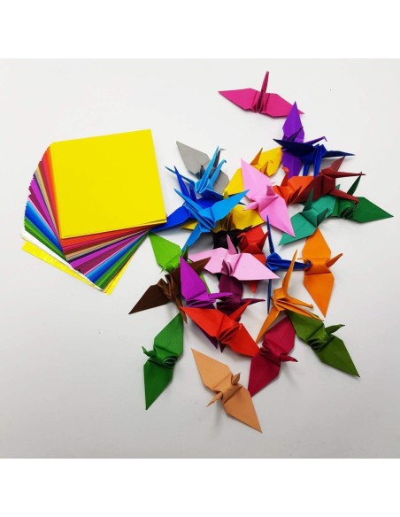 Papel de Origami Doble Cara Origamipolly 100 Hojas 7.62x7.62cm