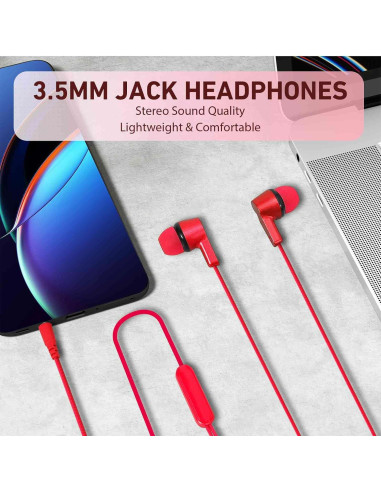 Auriculares UrbanX R2 Intrauditivos con Micrófono 3.5mm