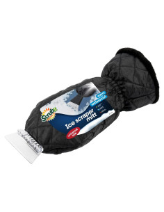 Raspador de Hielo ScrubIt con Guante Impermeable Negro