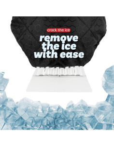 Raspador de Hielo ScrubIt con Guante Impermeable Negro 2