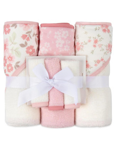 Conjunto de Toallas de Baño con Capucha Jessica Simpson 6 Piezas