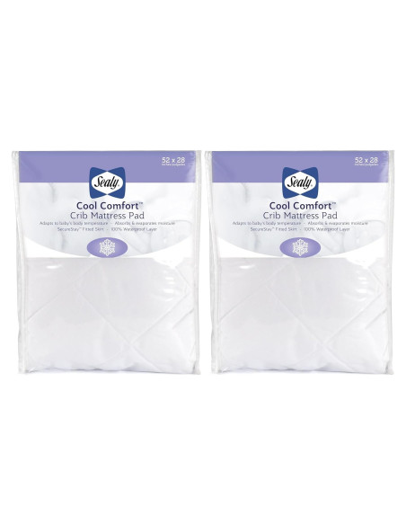 Protector de Colchón Impermeable Sealy Baby Cuna 132x71cm