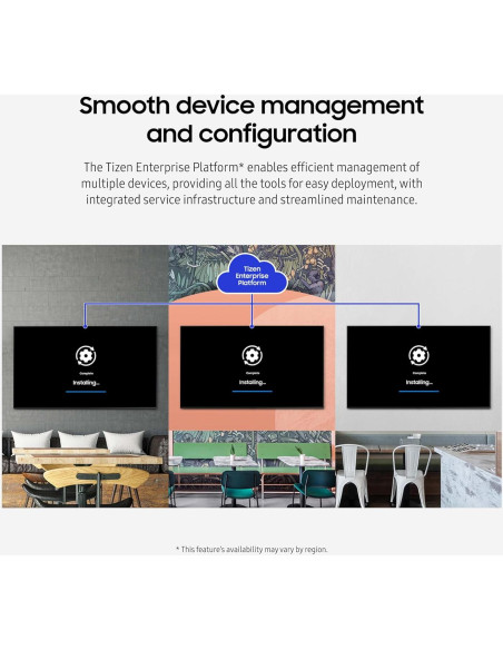 Televisor Samsung 43" UHD 4K Serie BED-H para Negocios