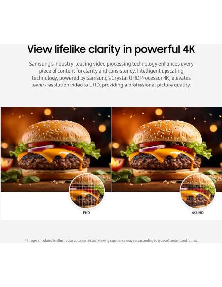Televisor Samsung 43" UHD 4K Serie BED-H para Negocios