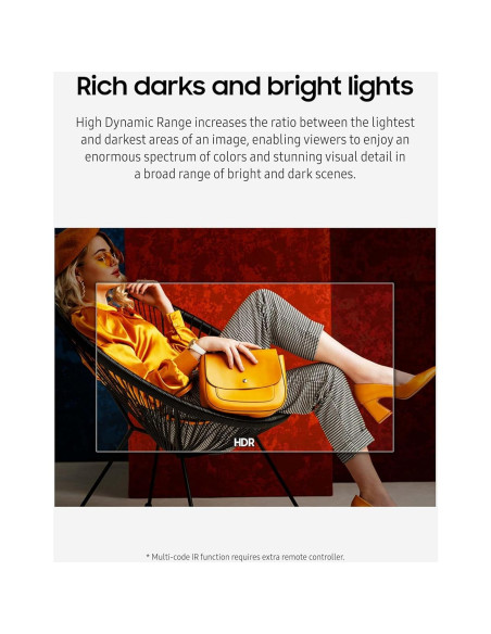 Televisor Samsung 43" UHD 4K Serie BED-H para Negocios