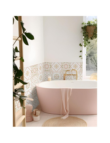 Calcomanías de Azulejo Vintage PONIIIEU 20x20cm 10 PCS