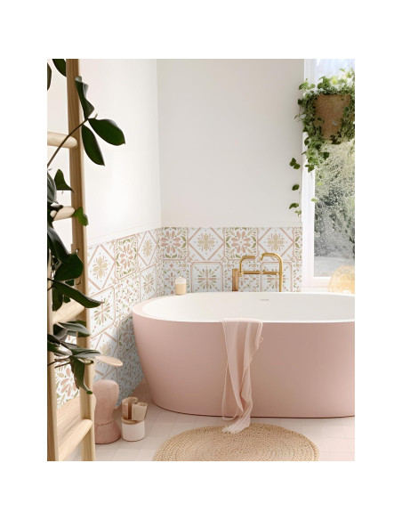 Calcomanías de Azulejo Vintage PONIIIEU 20x20cm 10 PCS