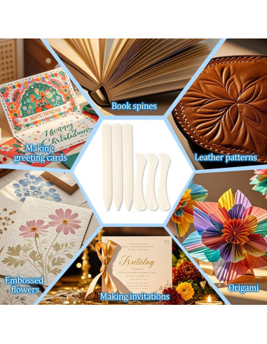 Juego de 9 Herramientas de Plegado y Puntuación JUPEAN