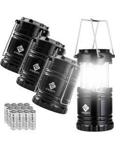 Paquete 4 Linternas Camping Etekcity + Shaker Especias Coghlan 2