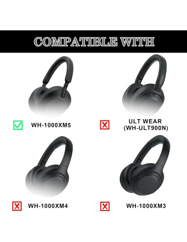 Funda Protectora Aiivioll para Auriculares Sony WH-1000XM5 Rosa