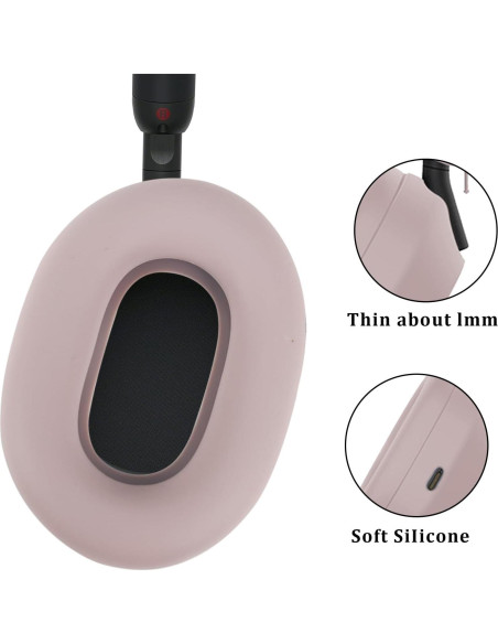 Funda Protectora Aiivioll para Auriculares Sony WH-1000XM5 Rosa