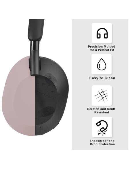 Funda Protectora Aiivioll para Auriculares Sony WH-1000XM5 Rosa