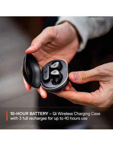 Auriculares Arctis GameBuds SteelSeries - Inalámbricos 2.4GHz + Bluetooth 5.3 - ANC - 40H Batería