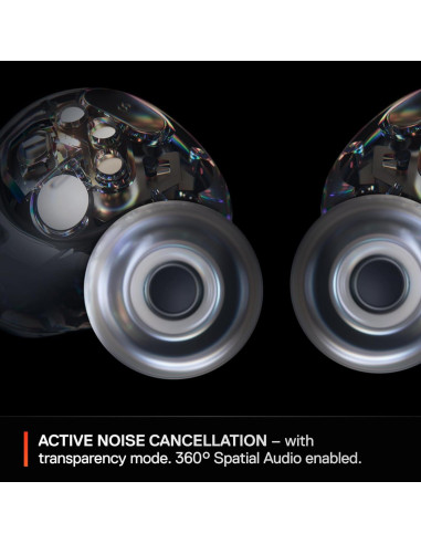 Auriculares Arctis GameBuds SteelSeries - Inalámbricos 2.4GHz + Bluetooth 5.3 - ANC - 40H Batería