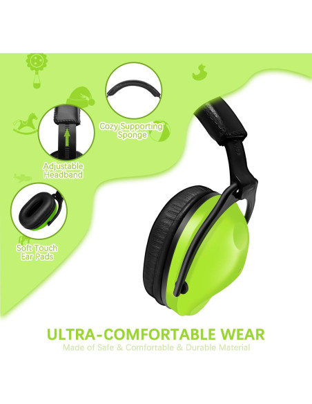 Auriculares Canceladores de Ruido ZOHAN para Niños 3 Pack