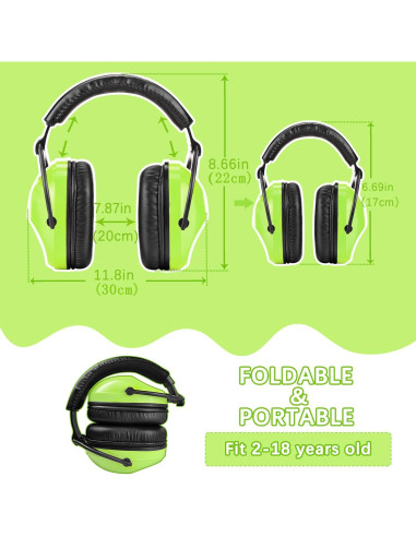 Auriculares Canceladores de Ruido ZOHAN para Niños 3 Pack