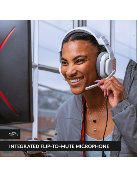 Auriculares Gaming Astro A10 Gen 2 con Micrófono - 32 mm - Blanco