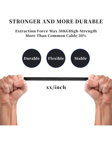 Cable de Auriculares Gaming Knomix G Pro X 3.5mm 2M Negro