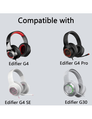 Almohadillas de Repuesto Edifier G4/G4 Pro/G30 - Malla Transpirable