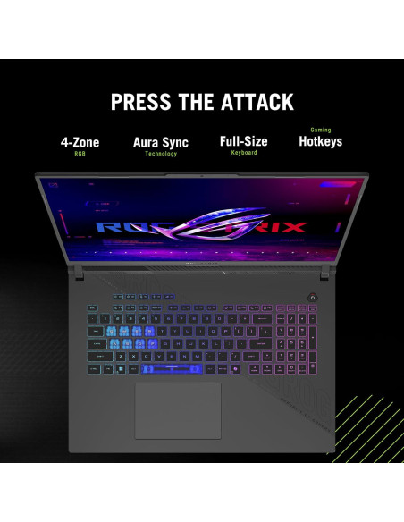 Laptop ASUS ROG Strix G18 18" WQXGA 240Hz Ryzen 9 16GB 2TB