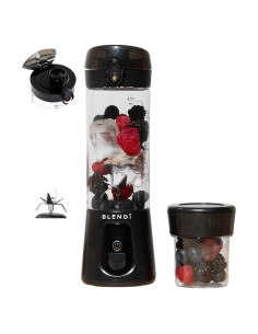 Licuadora Portátil BLENDI Pro+ 517ml Recargable USB-C Negra