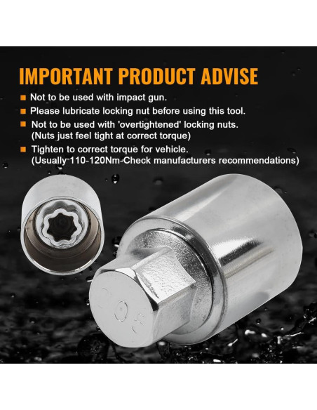 Llave de Remoción de Tuerca de Rueda Three T 805 para Jeep y Dodge