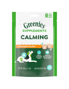 Suplementos Calmantes Greenies para Perros Sabor Pollo 207 g