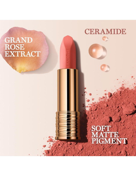 Lancme L'Absolu Rouge Intimatte Barra de Labios Mate 101