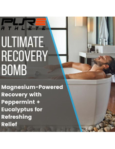 Bolas de Baño de Menta Pura Sport - Pure Athlete 1 Cuenta 2