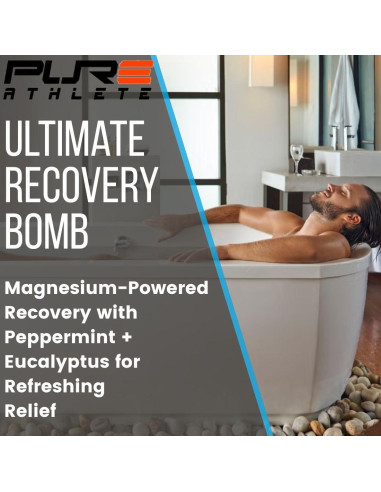 Bolas de Baño de Menta Pura Sport - Pure Athlete 1 Cuenta