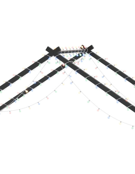 Cama Casa Twin WDYLWFHW con Luces LED y Estructura de Metal