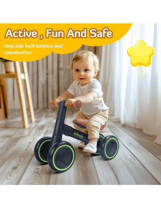 Bicicleta de Equilibrio INFANZIA para Bebés 12-36 Meses 2