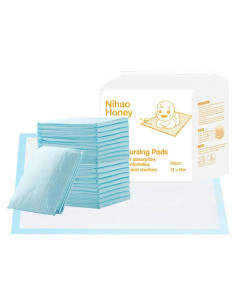 Almohadillas Desechables Nihao Honey 33x46 cm - 20 Unidades