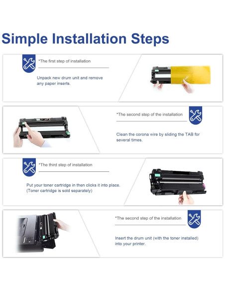 Unidad de Tambor Negro DR223CL MANNERES Alto Rendimiento 18000p