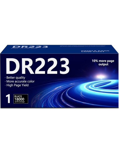 Unidad de Tambor Negro DR223CL MANNERES Alto Rendimiento 18000p