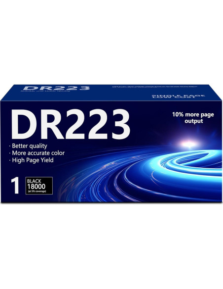 Unidad de Tambor Negro DR223CL MANNERES Alto Rendimiento 18000p