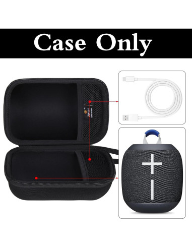 Funda de Almacenamiento Aproca para Altavoz Bluetooth UE WONDERBOOM 4/3