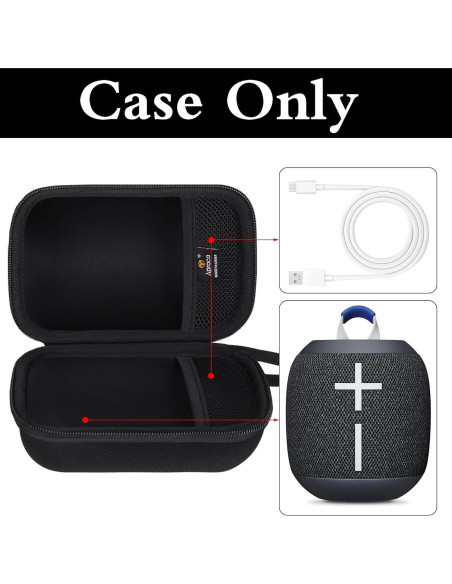 Funda de Almacenamiento Aproca para Altavoz Bluetooth UE WONDERBOOM 4/3