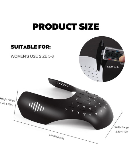 4 Pares de Protectores Anticrease TUPEED para Zapatos Mujer 5-9