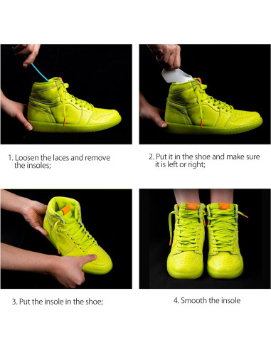 4 Pares de Protectores Anticrease TUPEED para Zapatos Mujer 5-9